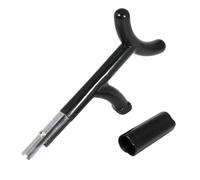 ZFFOZZ Archery Tool, Scraper for Removing Fletching from Carbon and Plastic Arrows, Complete with Lid for Arrow Maintenance in Bowhunting and Target Shooting(Black)