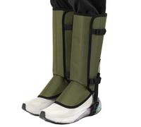 ZFFOZZ Breathable Hiking Gaiters,Nylon Snake Bite Protective Gaiters,Adjustable Ankle Gaiters Leg Gaiters,Suitable for Adults and Children(Green)