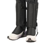 ZFFOZZ Breathable Hiking Gaiters,Nylon Snake Bite Protective Gaiters,Adjustable Ankle Gaiters Leg Gaiters,Suitable for Adults and Children(Black)