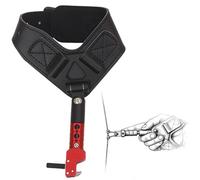 ZFFOZZ Hook-Style Wrist Release Aid, Wrist Strap Caliper Design for Compound Bows, Archery Drawing Accessory for Outdoor Shooting and Hunting(Red)