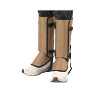 ZFFOZZ Leg Gaiters Waterproof Snow Boot, Adjustable Hiking Leg Cover for Hiking In Mud Sand and Snow Hunting Mountain Climbing(Brown)