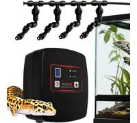 ZFFOZZ Leopard Gecko Humidifiers Smart Misting System for Tropical Pets Terrariums, Reptile Mister Automatic with Timer(4 Nozzles)