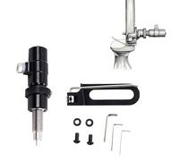 ZFFOZZ Metal Magnetic Arrow Rest with Side Pad, Adjustable Archery Set for Recurve Bows, CNC Machined for Stable Shooting(Black)