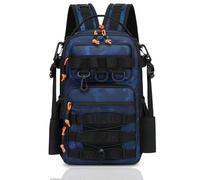 ZFFOZZ Multi-Functional Large Capacity Crossbody Bag, Single/Double Shoulder, for Outdoor Activities, Travel and Sports, Versatile Storage Bag for Men(Blue)