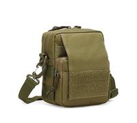 ZFFOZZ Outdoor Sports Hiking Sling Pack Camouflage Tactical Molle Shoulder Bag Crossbody Casual Pack Waist Pack(Green)