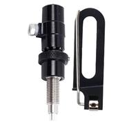 ZFFOZZ Rear Magnetic Arrow Rest and Side Pad Set, CNC Aluminum Alloy Archery Accessory for Recurve Bows, Adjustable for Accuracy(Black)