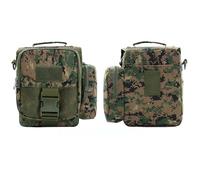 ZFFOZZ Small Canvas Messenger Bag Classic Vintage Shoulder Bag Water Proof Tactical Bag Crossbody Casual Pack for Unisex(Jungle Digital)