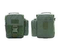 ZFFOZZ Small Canvas Messenger Bag Classic Vintage Shoulder Bag Water Proof Tactical Bag Crossbody Casual Pack for Unisex(Green)