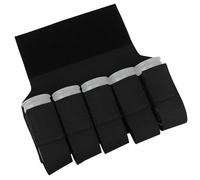 ZFFOZZ Tactical 5BH 40mm 5 Banger Hanger Pouch 5 Rounds M203 Storage Bag with Hook and Loop Airsoft Accessories(Black)