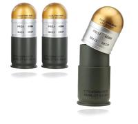 ZFFOZZ Tactical Airsoft M433 40mm Dummy Grenades Model Storage Box, War Collection Simulation Crafts, Multifunctional Military Fan Key Storage Box