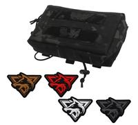 ZFFOZZ Tactical Drop Pouch Sub Abdominal Carrying Kit Bag Outdoor Multi-functional Tactical Fanny Pack with Hook and Loop Panel For Vest(BCP)