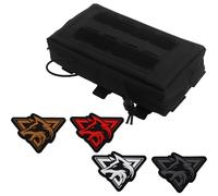 ZFFOZZ Tactical Drop Pouch Sub Abdominal Carrying Kit Bag Outdoor Multi-functional Tactical Fanny Pack with Hook and Loop Panel For Vest(Black)