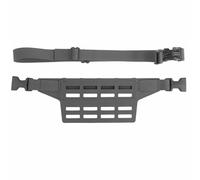 ZFFOZZ Tactical Fanny Pack Adapter Panel (Slap 4), Waist Belt Extension Platform Lightweight Design MOLLE Mounting for Molle Pouches Mag(Grey)