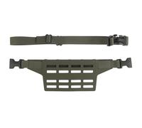 ZFFOZZ Tactical Fanny Pack Adapter Panel (Slap 4), Waist Belt Extension Platform Lightweight Design MOLLE Mounting for Molle Pouches Mag(Green)