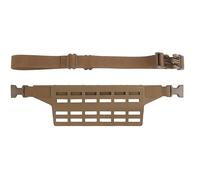 ZFFOZZ Tactical Fanny Pack Adapter Panel Waist Belt Extension Platform for Molle Pouches Magazine Pouch 6 Slot MOLLE Wide Fanny Pack(Brown)