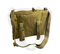 ZFFOZZ Tactical Large Molle Pouch, Waterproof Multi Purpose Adimin Utility Pouches with Shoulder Strap Shoulder Bag for Travel Outdoor(Brown)