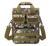 ZFFOZZ Tactical Messenger Bag, MOLLE Sling Pack Briefcase Gear Utility Carry Satchel EDC Tool Handbag for 12 Inch Laptops(Cp)