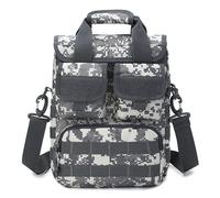 ZFFOZZ Tactical Messenger Bag, MOLLE Sling Pack Briefcase Gear Utility Carry Satchel EDC Tool Handbag for 12 Inch Laptops(Acu)