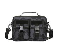 ZFFOZZ Tactical Messenger Bag Sling Crossbody for Men Multifunction Nylon Shoulder Briefcase Handbags with USB Port(Scorpion cp)