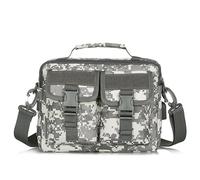 ZFFOZZ Tactical Messenger Bag Sling Crossbody for Men Multifunction Nylon Shoulder Briefcase Handbags with USB Port(Acu)