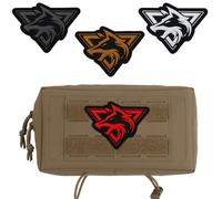 ZFFOZZ Tactical Molle Admin Pouch for Vest Chest Waist Pack Utility Tool Pouch Tactical EDC Bag(Brown)