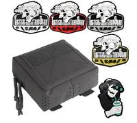 ZFFOZZ Tactical Molle Admin Pouch, Multifunctional Outdoor Sports and Leisure Waist Bag, Small GP General Purpose Pouches with Loop Panel for Vest Gun Belts Backpack Etc(Grey)