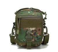 ZFFOZZ Tactical MOLLE Phone Pouch Military Small Belt Pouches Sling Chest Canvas Messenger Shoulder Bag Gear Duty Pack for Outdoor Hunting Backpack(Jungle Digital)