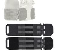 ZFFOZZ Tactical Quick Release Cummerbund, Magnetic Buckles Model, Multi Functional Girdle Lightweight Quick Release Side Belt(Black)