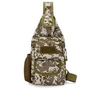 ZFFOZZ Tactical Shoulder Bag Crossbody, Adjustable Waterproof Shoulder Bags for Men Women for Traveling Cycling Sports Climbing Hiking(Desert Digital)