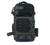 ZFFOZZ Tactical Sling Bag For Men, Waterproof and Shock Absorbing Military EDC Molle Backpack for Camping Hiking Daily Use(Black)