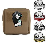 ZFFOZZ Utility Tactical Pouch, Multipurpose Outdoor Storage Solution for Camping, Hiking, and Tactical Gear, Durable and Versatile Organizer Bag(Brown)