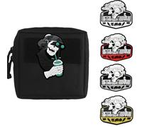 ZFFOZZ Utility Tactical Pouch, Multipurpose Outdoor Storage Solution for Camping, Hiking, and Tactical Gear, Durable and Versatile Organizer Bag(Black)