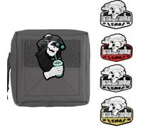 ZFFOZZ Utility Tactical Pouch, Multipurpose Outdoor Storage Solution for Camping, Hiking, and Tactical Gear, Durable and Versatile Organizer Bag(Grey)