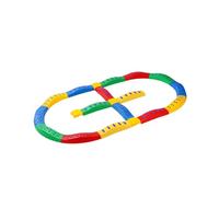 ZFFSCD Kids Balance Beam, Balance Playset for Kids, Sensory Toy, Non-Slip Rainbow Obstacle Course, Improve Coordination and Stability(Size:5,Color:A)
