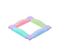 ZFFSCD Kids Balance Beam, Child Development Toy, Outdoor Indoor Colorful Stepping Stones, Sensory Toy, Improve Coordination and Stability(Size:4,Color:A)