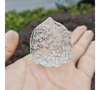 ZffXH Crystal Glass Artificial Walnut & Acorn Figurines, Hand-Carved Lifelike Nut Decor, Fall Harvest Table Centerpiece, Thanksgiving & Christmas Party Favors, Paperweight Gift