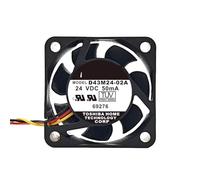 ZFFYGFE For Yaskawa D43M24-02A D43M24-01A 40x40x15mm 24V 0.05A Inverter Cooling Fan 3-Wire DC for G7/F7 VFD Easy to replace