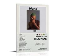 ZFHK Frank Ocean Blond Album Signature Poster Wall Art Decorative Painting Bedroom Painting Posters 08x12inch(20x30cm) Frame-style