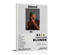 ZFHK Frank Ocean - Blonde Poster Wall Art Decorative Painting Bedroom Painting Posters 12x18inch(30x45cm) Frame-style