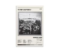 ZFHK Kendrick Lamar To Pimp A Butterfly Poster 1 Poster Wall Art Decorative Painting Bedroom Painting Posters 12x18inch(30x45cm) Unframe-style