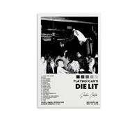 ZFHK Playboi Carti-Die Lit Poster Wall Art Decorative Painting Bedroom Painting Posters 08x12inch(20x30cm) Unframe-style