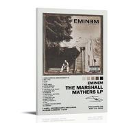 ZFHK The Marshall Mathers Album Cover Poster Eminem Poster Wall Art Decorative Painting Bedroom Painting Posters 08x12inch(20x30cm) Frame-style