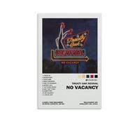 ZFHK Treaty Poster Oak Revival No Vacancy Poster Wall Art Decorative Painting Bedroom Painting Posters 08x12inch(20x30cm) Unframe-style