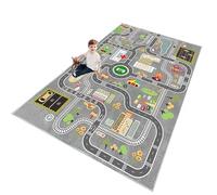 ZFHNYJWKL Kid Rug Carpet Playmat for Toy Cars and Train Car Rugs Play Mat Play Area Rug for Children Baby Bedroom Play Room