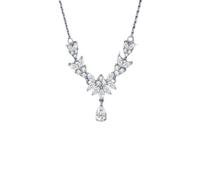 ZFHTJEKNCS 2026 Autumn/Summer Romantic Wheat Earring Necklace Women's Light Luxury Niche High-End Design Collarbone Chain Cross-Border