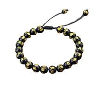 ZFHTJEKNCS 8mm Natural Stone Bracelet For Men Handmade Weaven Thread Braclet Boyfriend Gift Tibetan Buddhist Rosary Beads Braslet Pulseira