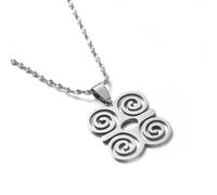 ZFHTJEKNCS African Humility and Strength Pendant Necklaces