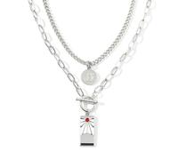 ZFHTJEKNCS Anime Series Cursed Nichirin Blade-Style Creative Necklace Unisex Trendy Match
