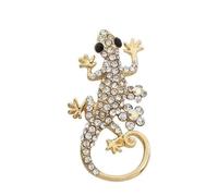 ZFHTJEKNCS Bling Animal Brooch For Women Crystal Bee Bear Crown Musical Note Brooches Collar Pins Charms Gift Choice Day