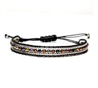 ZFHTJEKNCS Bohemian String Bracelet For Women Girlfriend Handmade Irregular Seed Beads Braslet Lucky Red Braclet Beach Leisure Braclet Gift